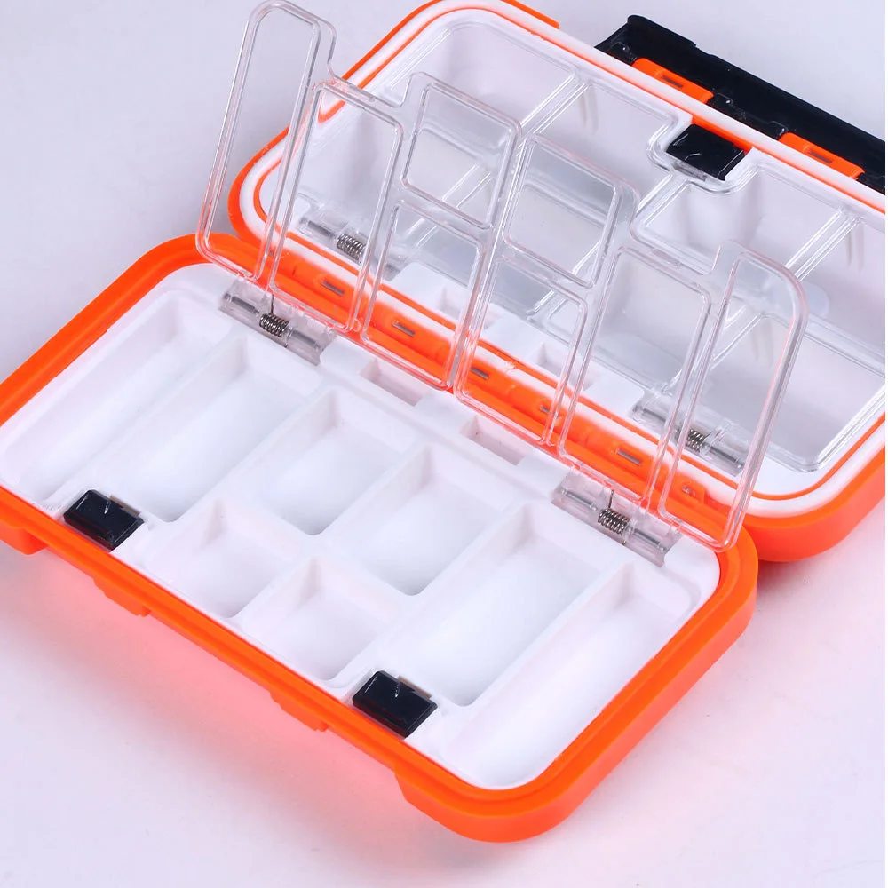 Caja de aparejos de pesca a prueba de agua, caja de herramientas de almacenamiento de señuelos de cebo de gancho, bandeja portátil multifuncional - imagen 2