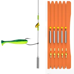 Anzuelos Texas Rig 5 uds – Para lubina, Drop Shot y Carolina