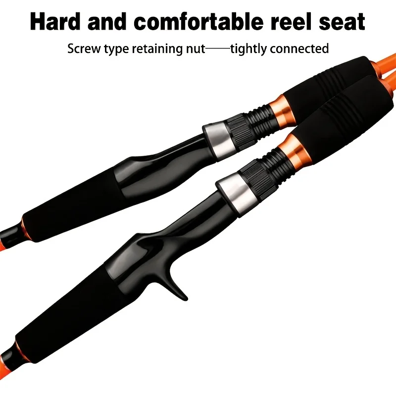 Goture 1,55 m 5,09 pies sólido súper suave punta superior caña de pescar de fundición giratoria caña de carbono de alta densidad cañas de pescar de barco de agua salada - imagen 3