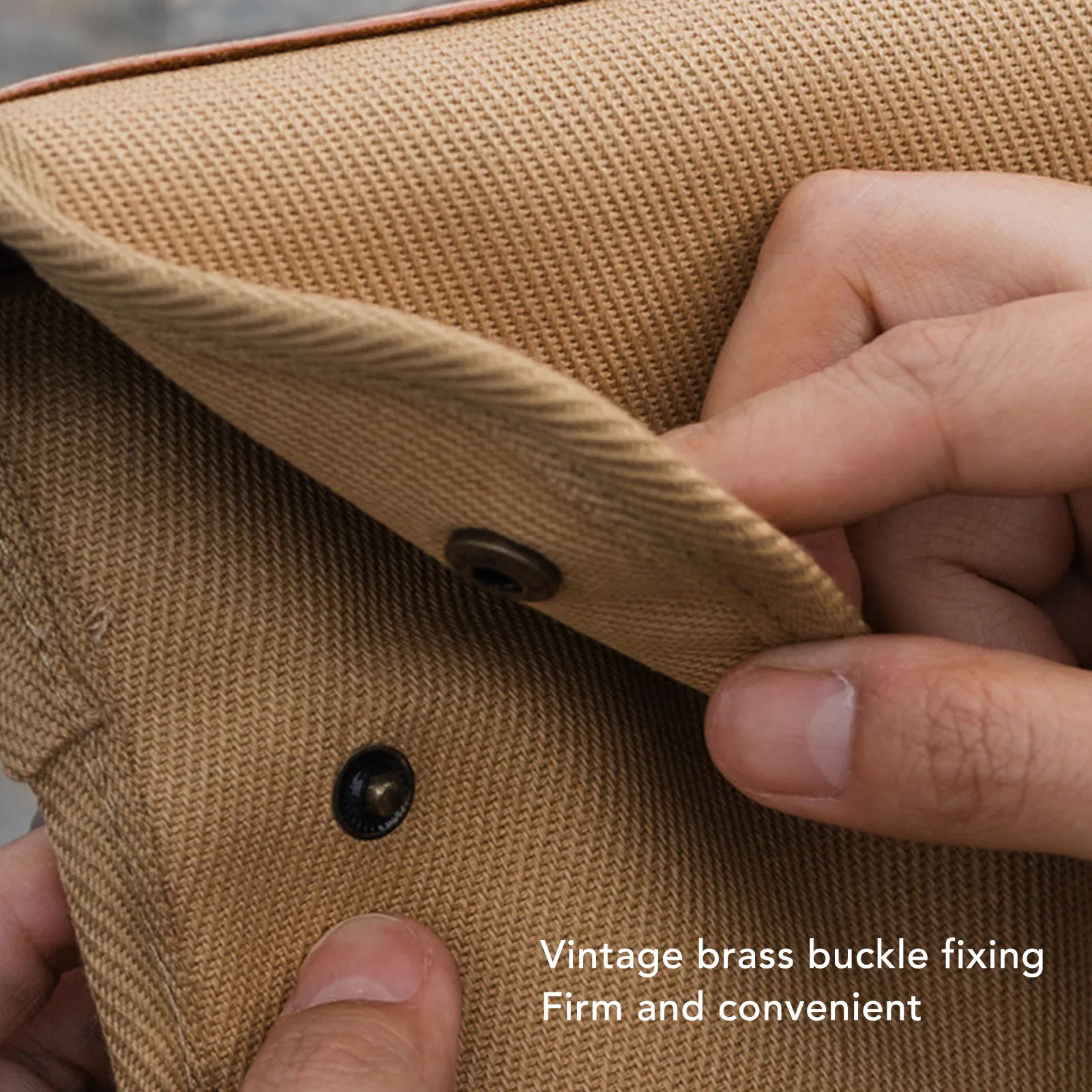 Bolsa de almacenamiento lateral para silla de Camping, bolsillo colgante lateral de lona de doble capa para soporte de tienda de campaña y sillón - imagen 4