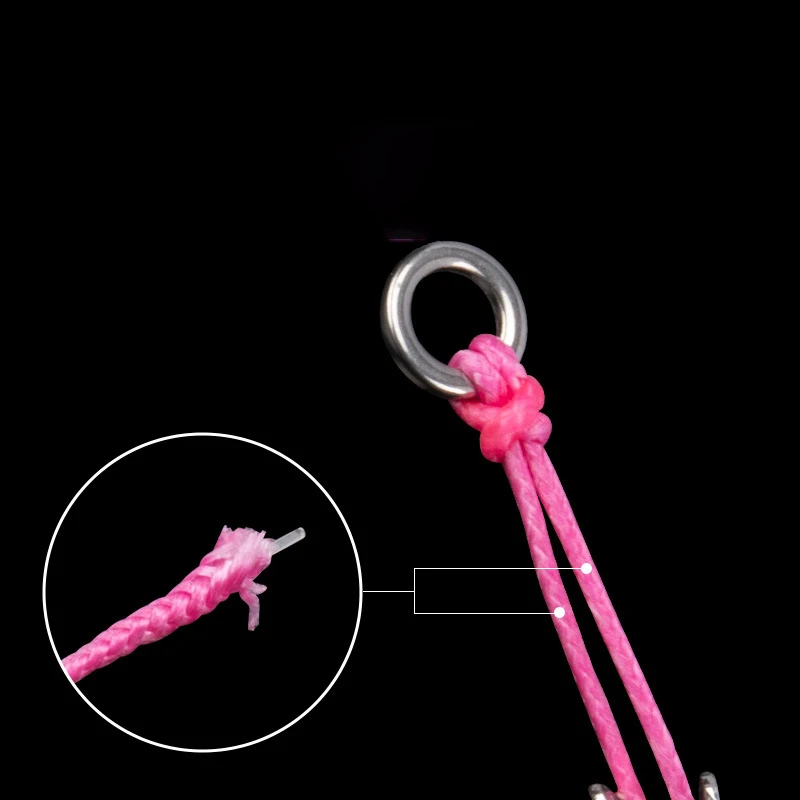 2 par/bolsa plantilla UV anzuelos de asistencia de doble púas anzuelos de señuelo accesorios de señuelo de pesca de acero alto en carbono anzuelos de Jigging lento pesca - imagen 5