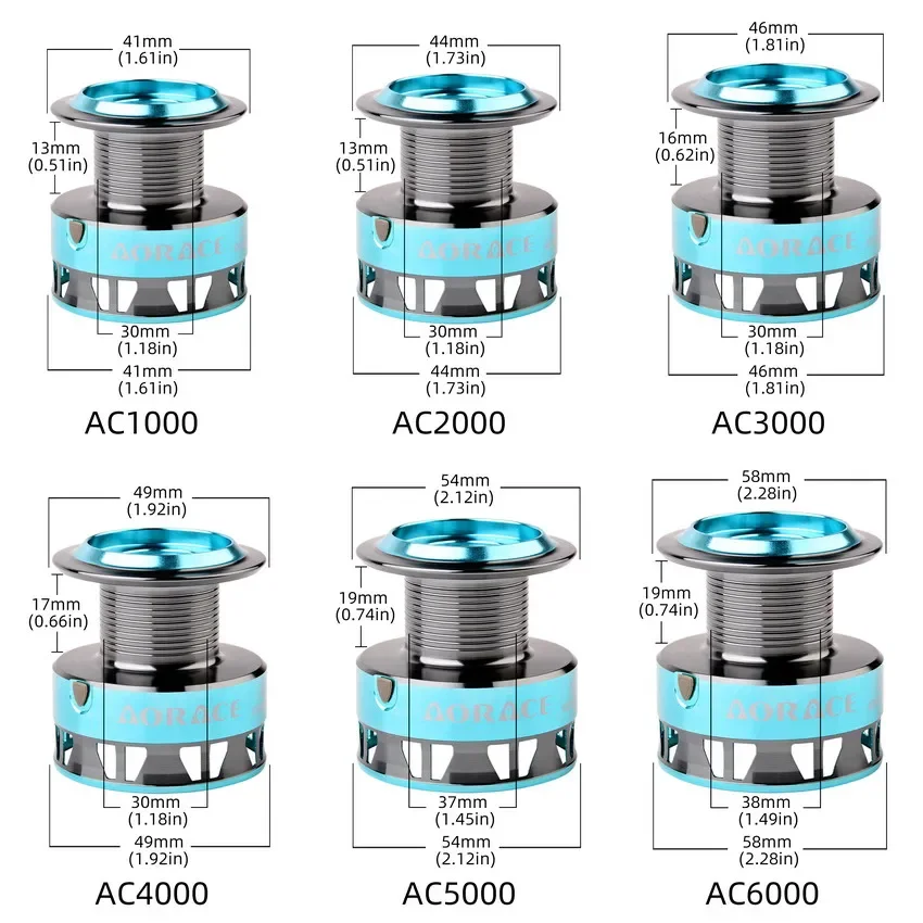 Carrete de Pesca giratorio, carrete de Metal 5,2: 1, rodamientos de bolas 13BB, carrete de Pesca de carpa 1000-6000, taza de línea de Metal, carretes de Pesca, aparejos de mar - imagen 4