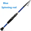 blue spinning rod