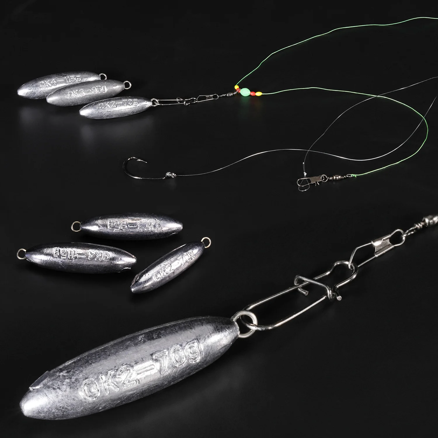 Plomos pesca Sougayilang anticorrosión varios pesos - imagen 5