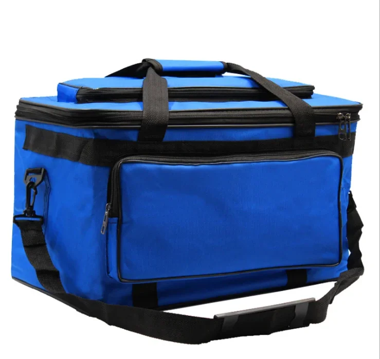 Bolsa de aparejos de carrete de pesca multifuncional para exteriores, bandolera plegable para ciclismo, senderismo, bolsa de pesca impermeable - imagen 4