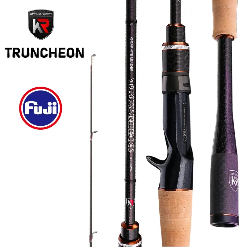 Caña Kyorim Truncheon Bass de carbono Torayca y guías Fuji SIC - imagen 3
