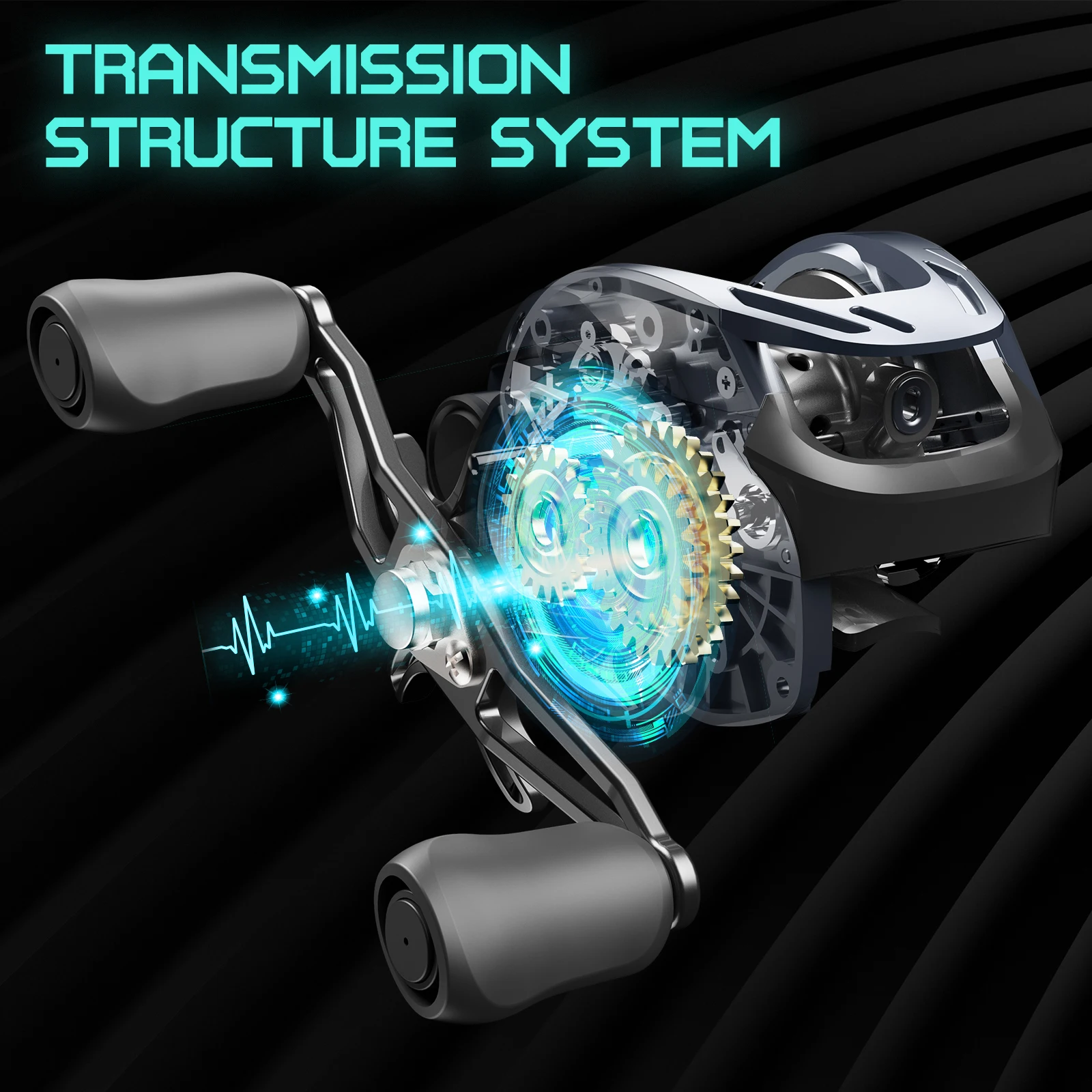 MAVLLOS-carrete de fundición de cebo Triumph BFS, rodamientos de acero inoxidable 7,2: 1 5BB, relación de fuerza de 8KG, carrete de pesca de carpa - imagen 4