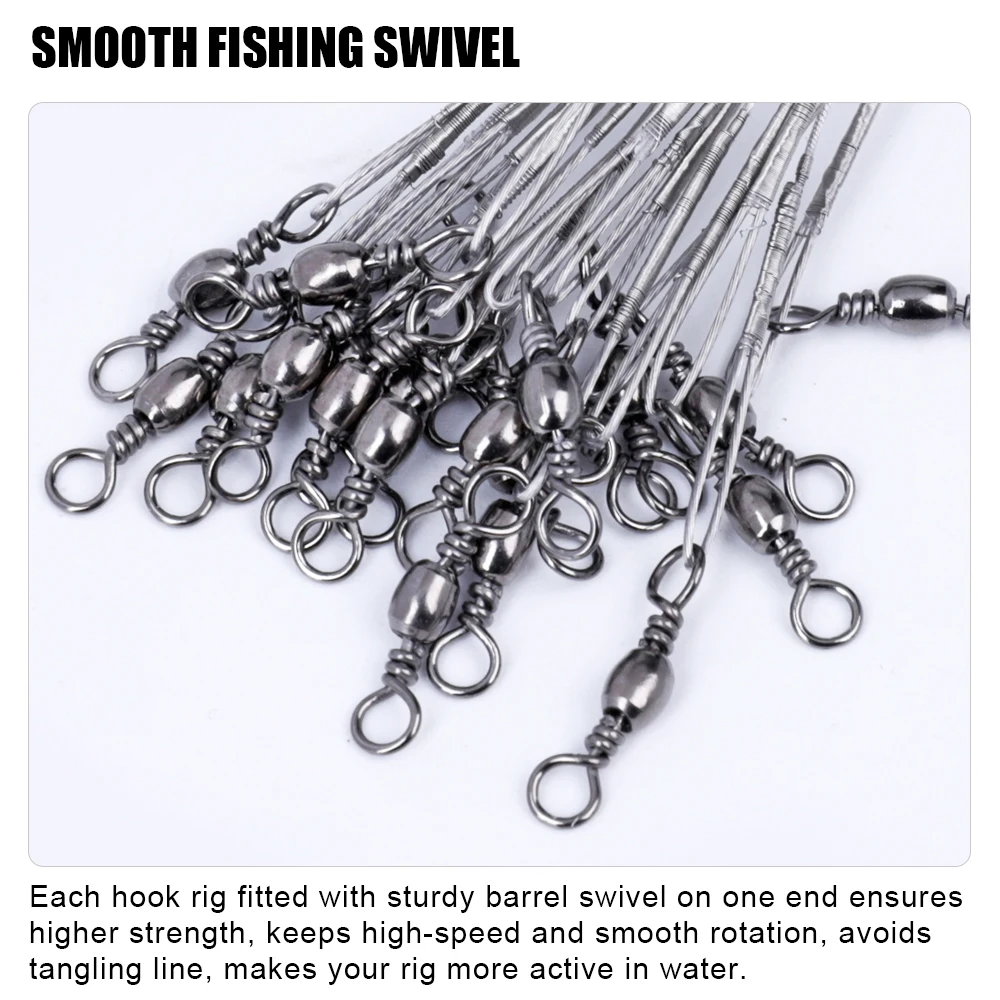 FTK-anzuelo de pesca de acero de alto carbono, anzuelos triples con alambre de acero, anzuelo rojo para carpa, accesorios de pesca de lubina - imagen 4