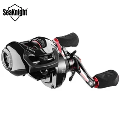 SeaKnight marca SLARDAR serie 7,0:1, 8,0:1, engranaje de latón de doble rodamiento, carrete de pesca Baitcasting, sistema de freno magnético de 8 pines y 10 niveles