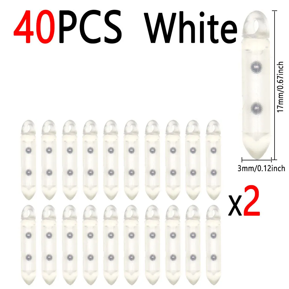 40pcs White