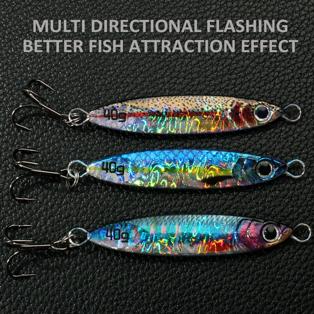 Jig metálico swimbait con plumas – Señuelo hundible para spinning - imagen 5