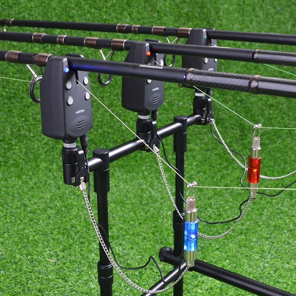 Juego de alarma de pesca de carpa 1 + 2 alarmas de mordedura inalámbricas para indicador de mordedura de pesca gruesa de carpa B1235 - imagen 3