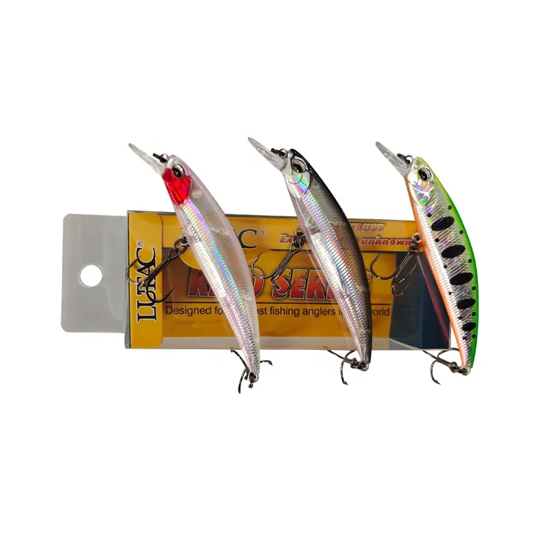 Lutac hundimiento Minnow 70MM 8,9G Isca Señuelos de Pesca de Mar artificiales, Wobblers de Pesca para curricán, accesorios de Pesca de lubina - imagen 2