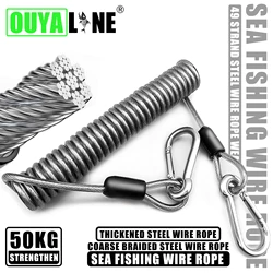 Correa de seguridad telescópica OUYALINE – Acero inoxidable para pesca
