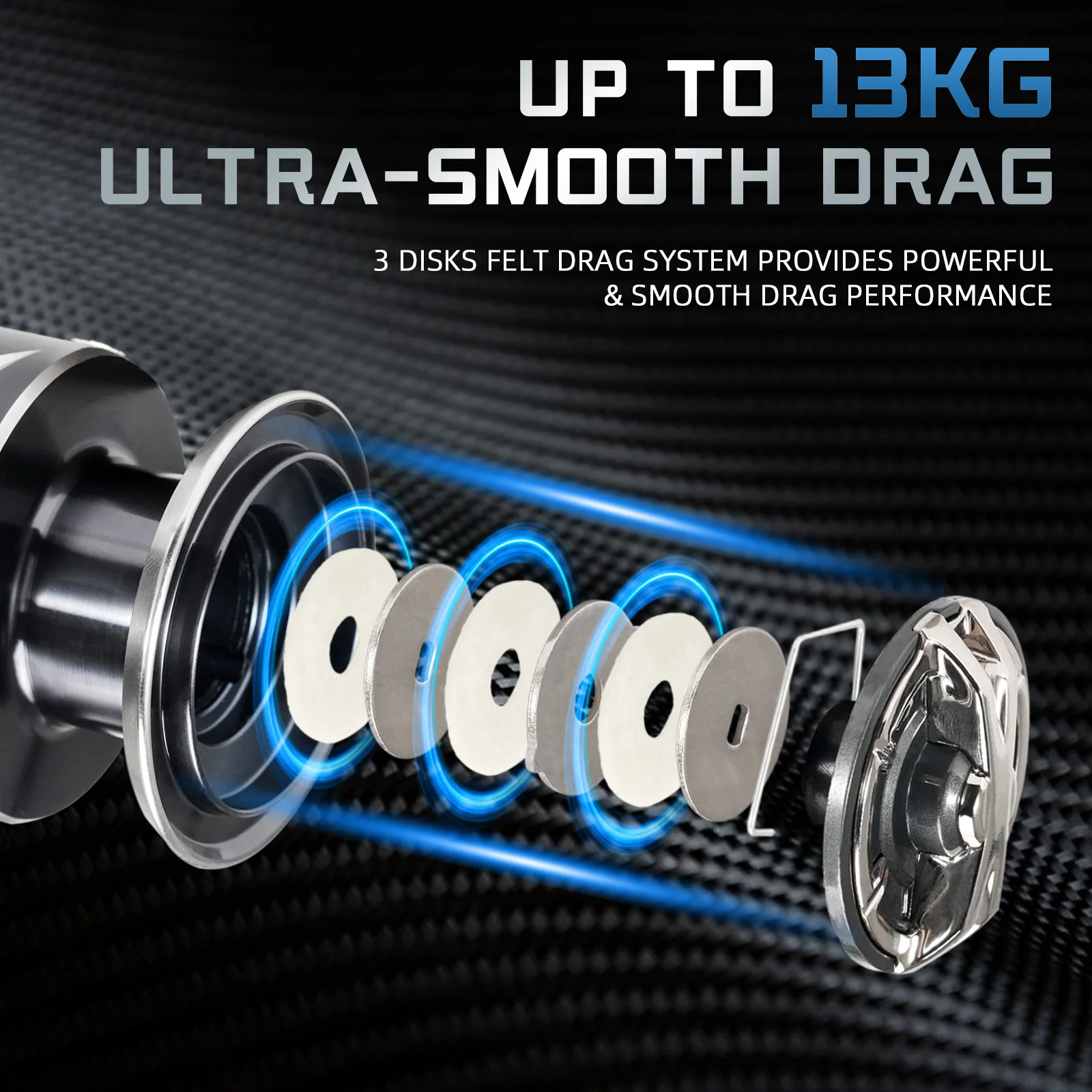 Carrete giratorio SeaKnight marca 1000-6000 8BB MAX Drag 28lbs carrete de aluminio mecanizado CNC carretes de pesca de agua dulce - imagen 4