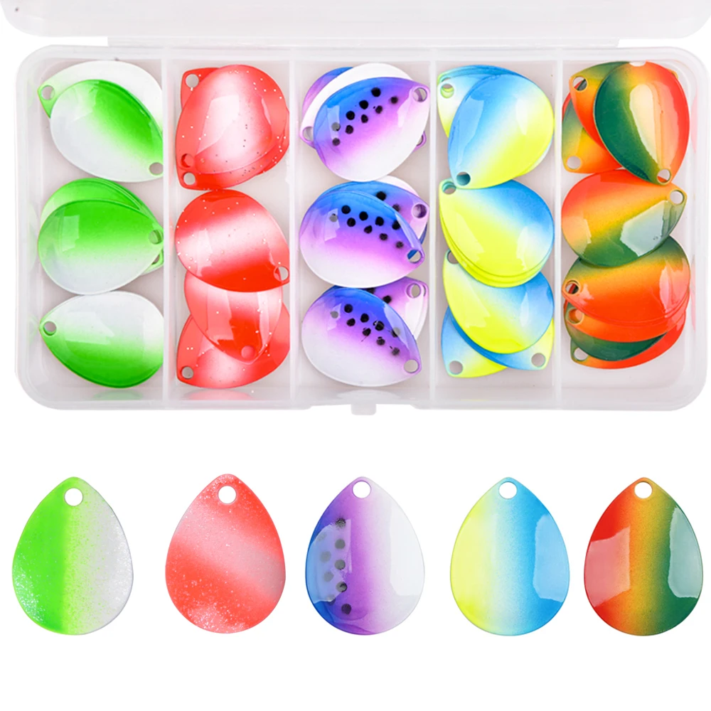 Pesos de señuelos de pesca diversos y coloridos para aventuras versátiles