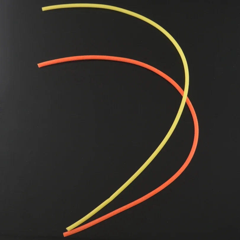 MNFT 30 Piezas de Cuerda de Goma para Pesca de 2.8x1.2mm de Diámetro y 30cm de Longitud, Tubo de Goma para Cebo de Pellets y Gusanos Rojos - imagen 4