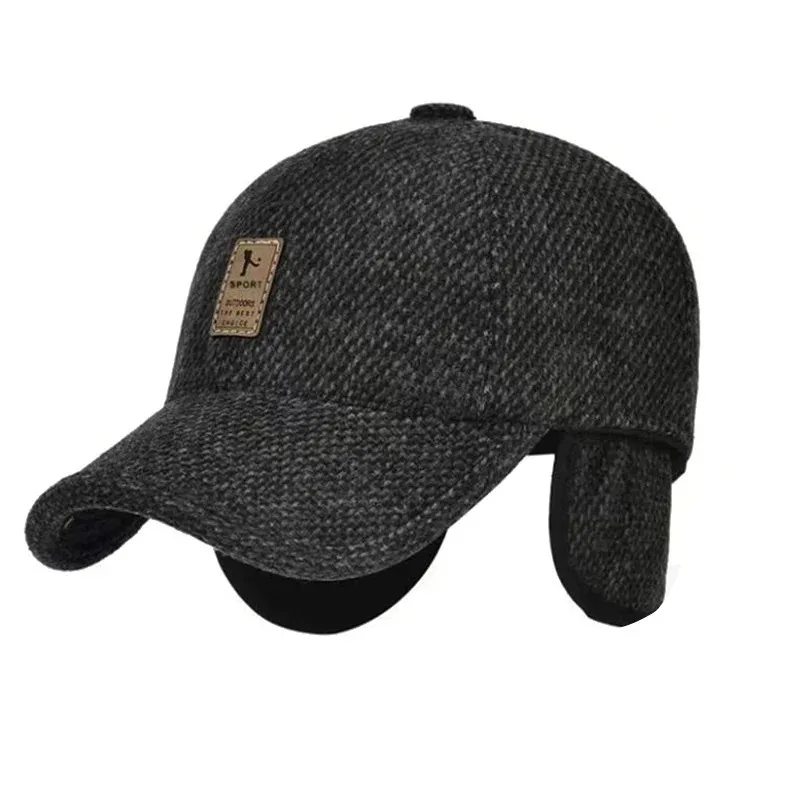 Gorra de algodón protección solar pesca hombre otoño invierno