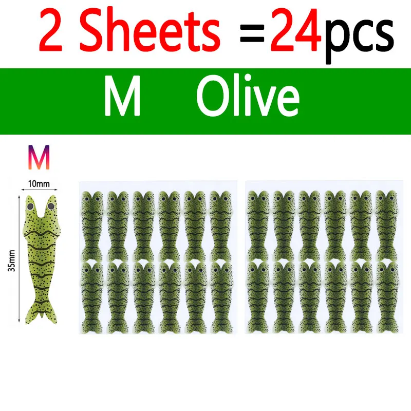 2 Sheets Olive M