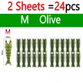 2 Sheets Olive M