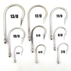 Bimoo Anzuelo Jig Head Inoxidable para Atún y Tiburón