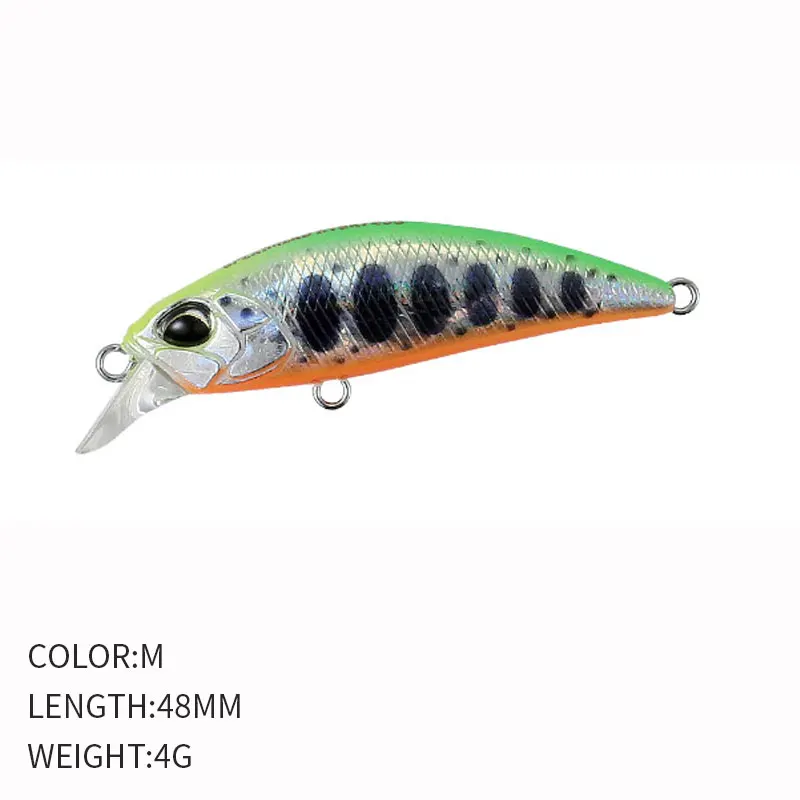 Mini pececillo Wobblers de 48MM/4G, Señuelos de Pesca que se hunden, Crankbait, Artificial, duro, Swimbait, Wobblers - imagen 5