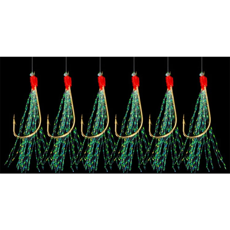 Rig Sabiki con Plumas Luminosas – Aparejo para Caballa en Mar
