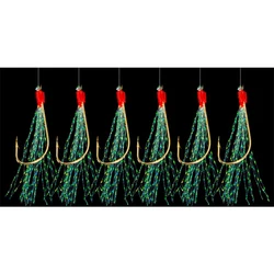 Rig Sabiki con Plumas Luminosas – Aparejo para Caballa en Mar