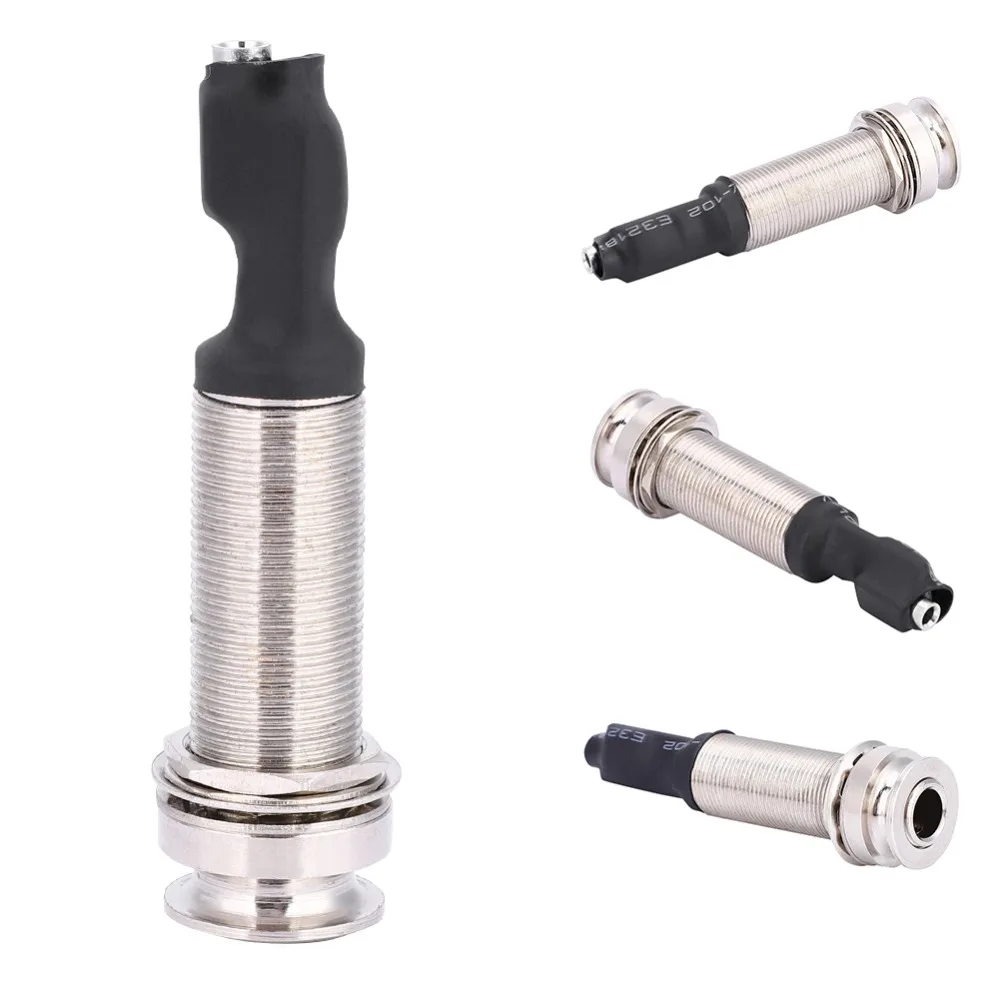 ​ Salida 1/4" (6,35 mm) ​   Conector Endpin para guitarra acústica ​ Varilla incorporada ​ Entrada de 2,5 mm ​ ​ Conector de varilla incorporado ​ ​ Conector de clavija final - imagen 2