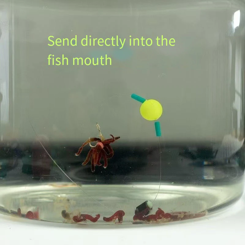 5 uds aparejos de pesca para el cabello anzuelo listo para usar anzuelo de pesca de carpa tamaño 3 # 4 # 5 # 6 # 7 # Aparejos de carpa, señuelo de pesca, aparejos de pesca - imagen 3