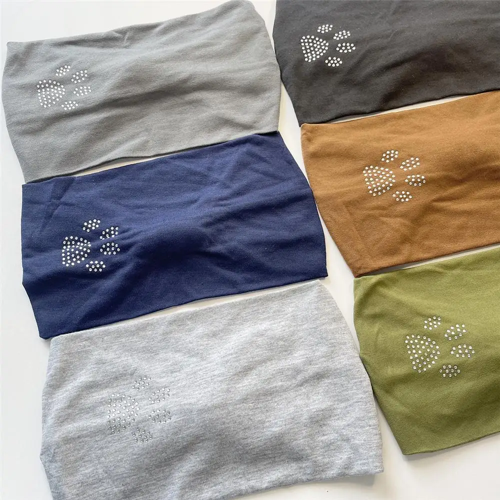 Diadema ancha con diamantes de imitación para mujer, turbante elástico de Color sólido adornado, versátil, moda para actividades al aire libre - imagen 2