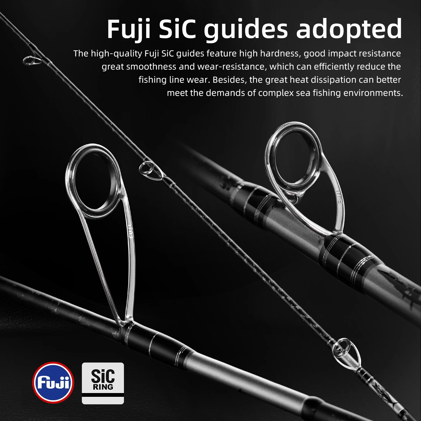Caña de jigging Ecooda ESMB – Fibra de carbono de alto tonelaje - imagen 2