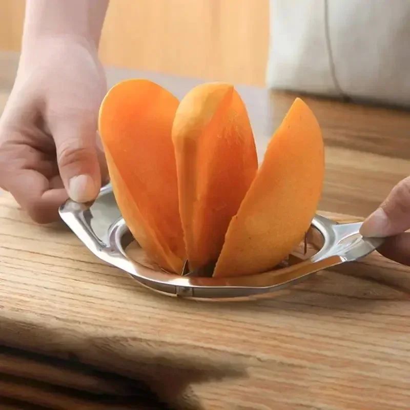 Herramientas de conveniencia de cocina, cortador de Mango, herramientas divisorias de frutas, cuchillo para Mango, mangos Corer, rebanador de Mango de acero inoxidable, pelador, Gadgets
