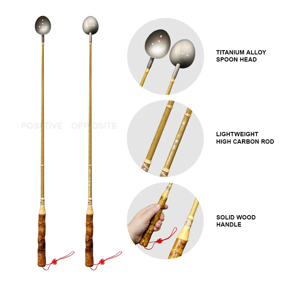 ZYZ-lanzador de cebo de pesca, 65cm, cuerpo de varilla de fibra de carbono ultraligero y cuchara de aleación de titanio, herramientas de lanzamiento de cebo de pesca de roca marina, 1 ud. - imagen 4