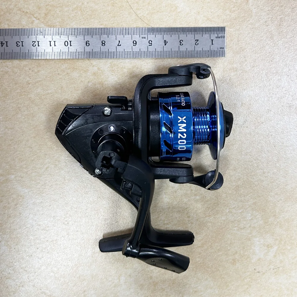 Carretes de pesca giratorios de plástico 5,2: 1 rueda carrete giratorio señuelo de pesca rueda barco cebo fundición pesca voladora Trolling - imagen 2