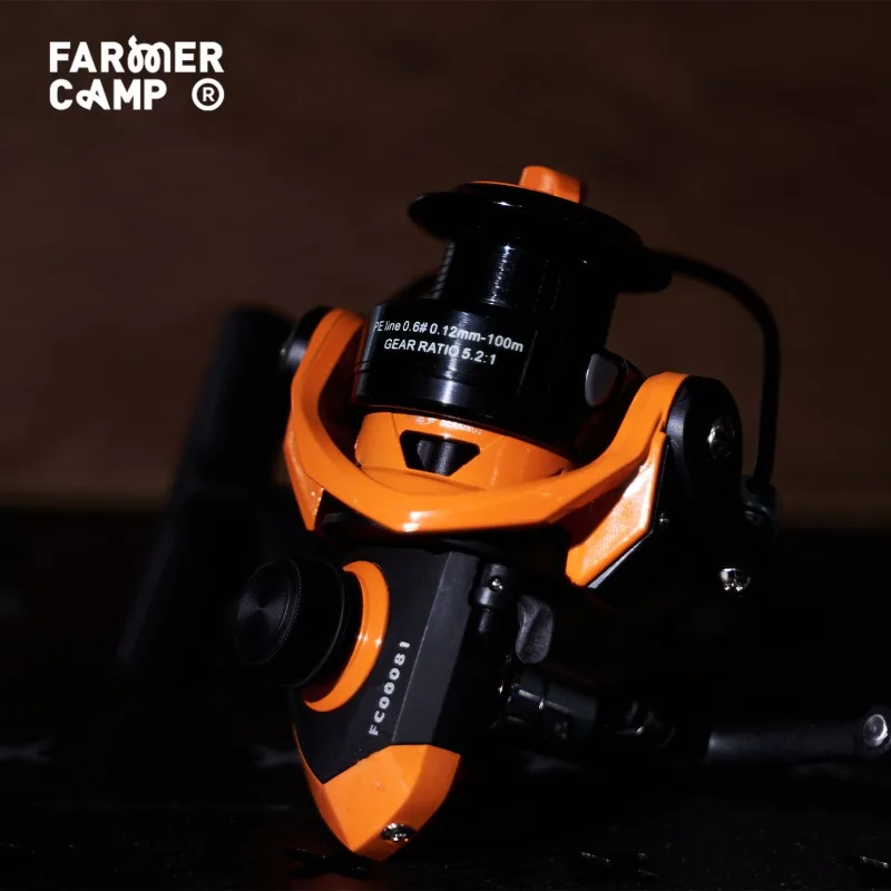 Carrete Spinning Farmer Camp Mini Micro – Ambidiestro - imagen 5