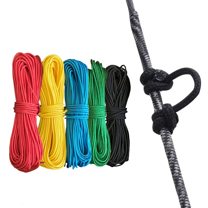 Arco compuesto largo con cuerda anillo D – práctica de tiro resistente