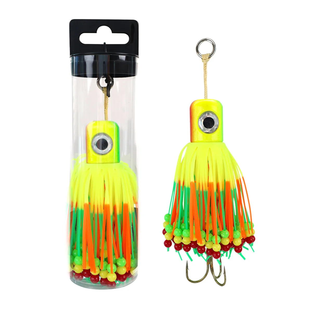 Cronk Tairubber señuelo anzuelos de pesca de bagre mar cebo de pesca Artificial barco 100g 150g faldas de goma aparejos de bagre