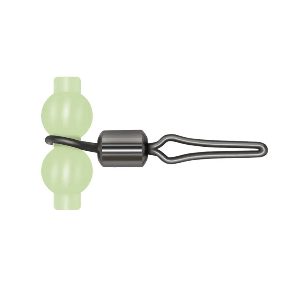 Conector de pesca en forma de T de 10/20 piezas, luminoso, anillo giratorio de barril de 3 vías, Conector de línea de señuelo de anzuelo, aparejos de pesca de alta calidad - imagen 4