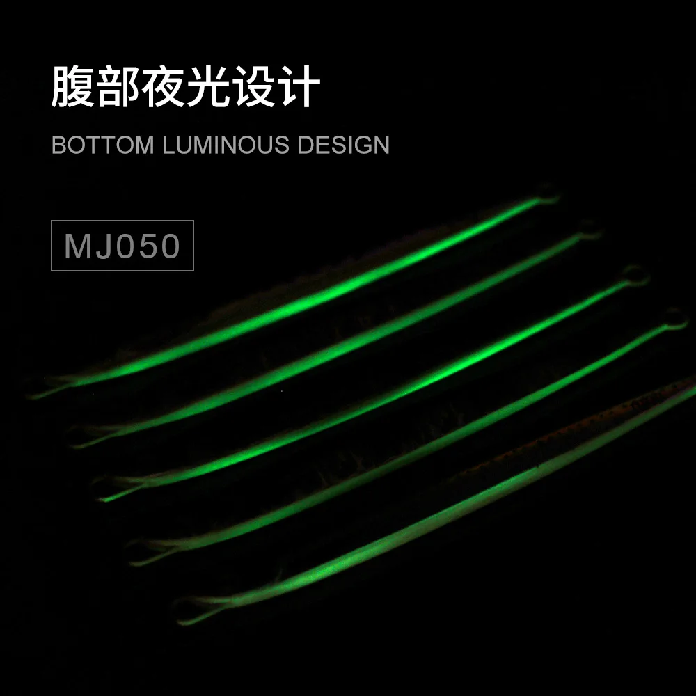 JIGGINGPRO 60g 80g 100g Impresión 3D Jig de velocidad señuelo de Jigging de Metal cebo de pesca señuelo de pesca de agua salada - imagen 4