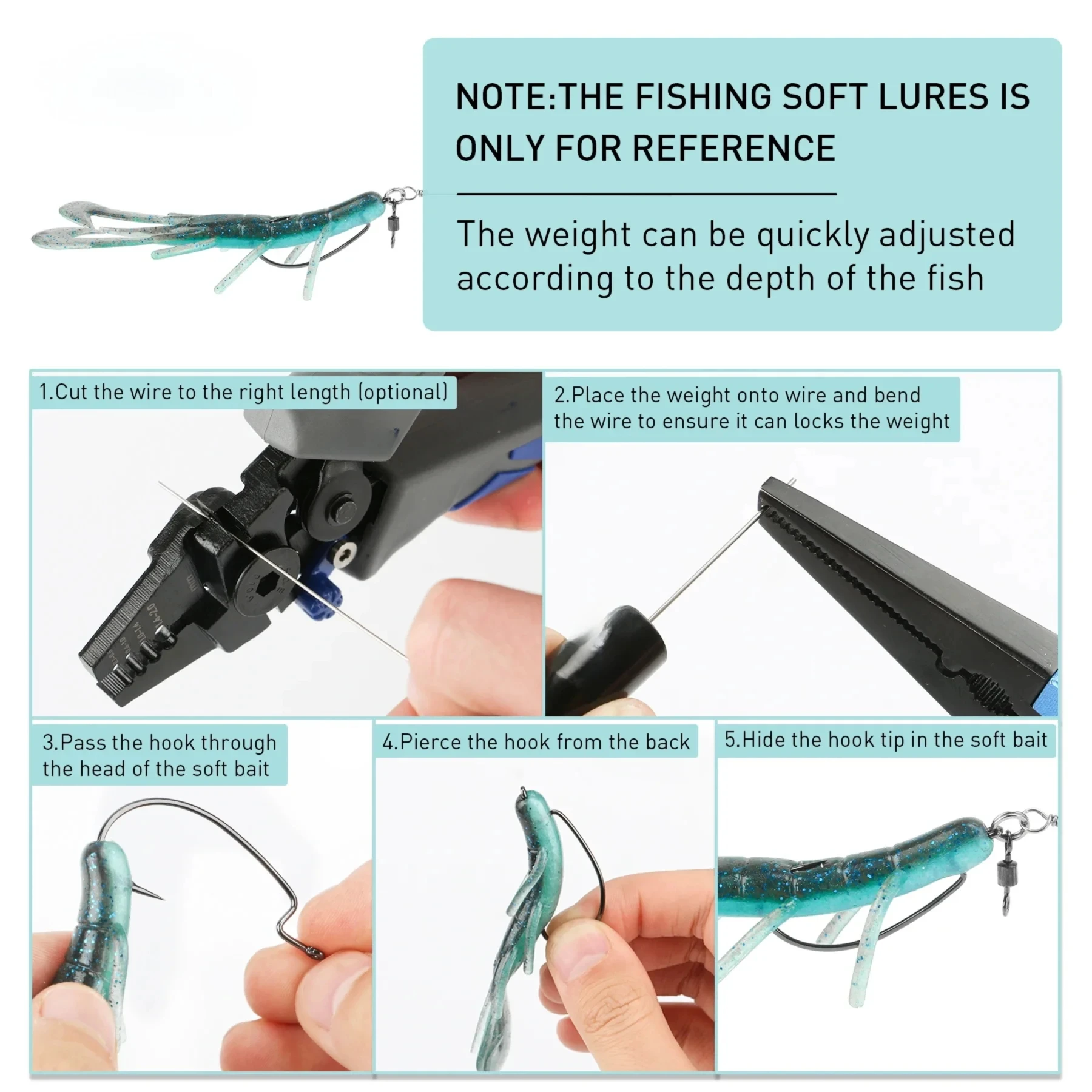 Booms Fishing TR1, 4 Uds., pesas de pesca de Tokio, plomos, bala de plomo con anzuelo, accesorios para cajas de aparejos de pesca de alta calidad - imagen 5