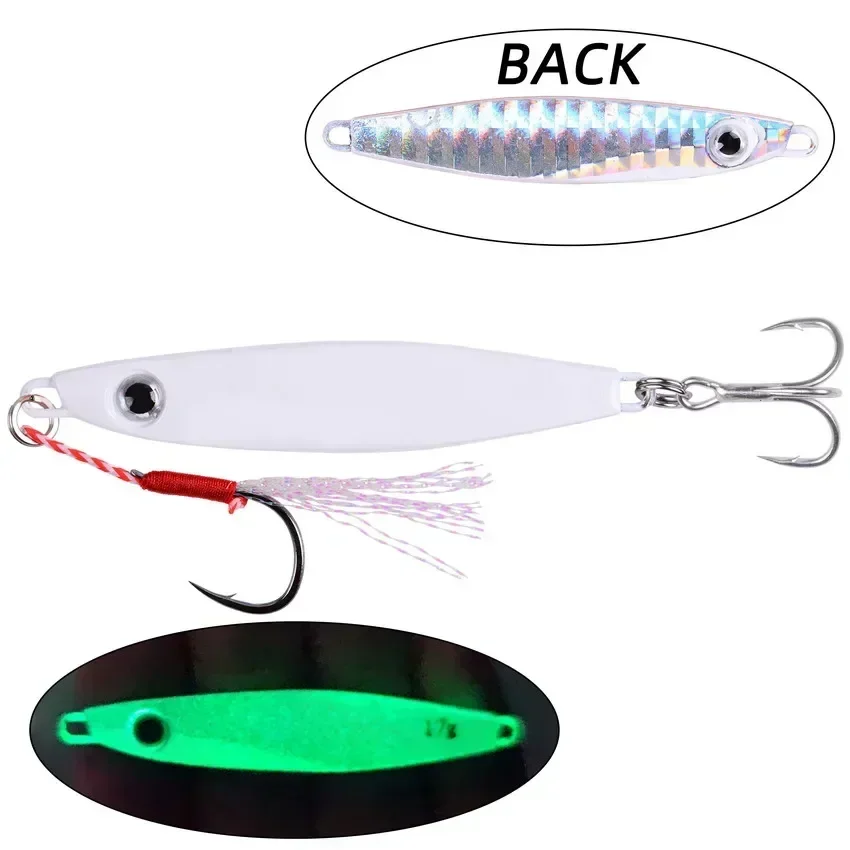 22 Uds. Juego de plantillas de fundición de Metal de gran calidad 60g 40g 30g 20g -10g Shore Drag Cast Jigging cuchara señuelo de pesca aparejos de cebo Artificial - imagen 5