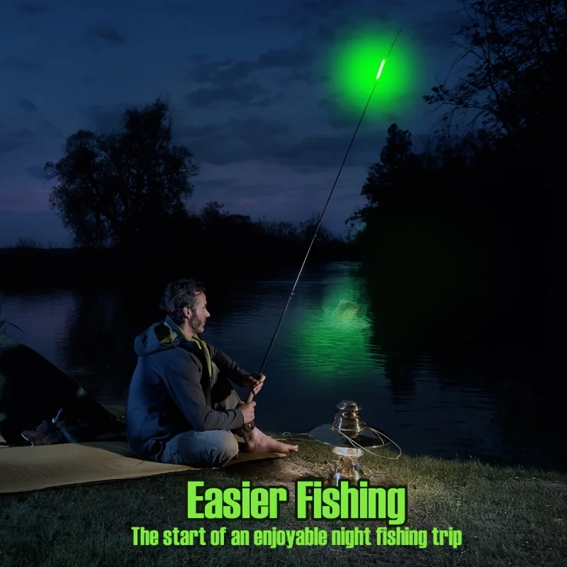 Palos luminosos para pesca nocturna con clips – Luz potente y duradera - imagen 5
