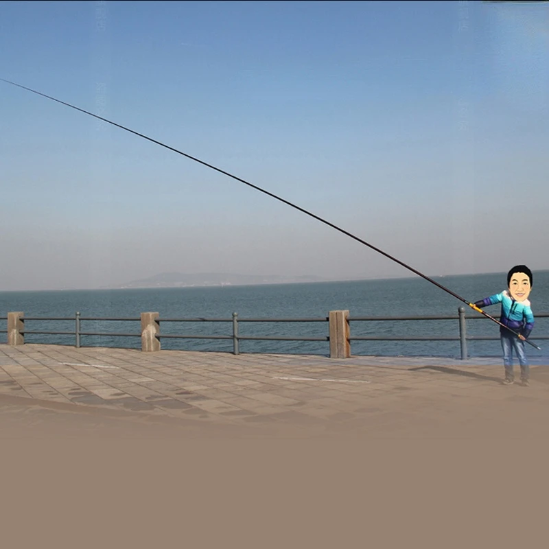 Caña de pescar superlarga de lujo, caña de mano superdura, caña de pescar de alto carbono, 14m, 16m, 18m, 21m, Olta - imagen 4