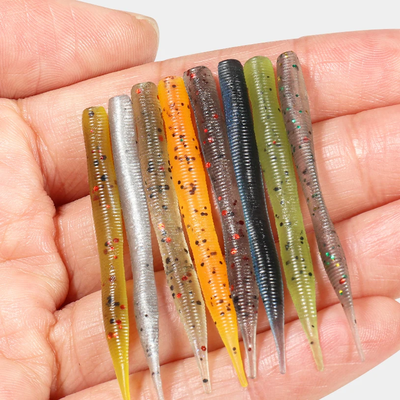 Spinpoler Señuelo de Gusano Flotante Micro – TPR para Ajing y Bass - imagen 4