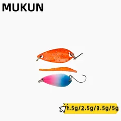MUKUN Cuchara para trucha – Señuelo de metal cobre de corriente