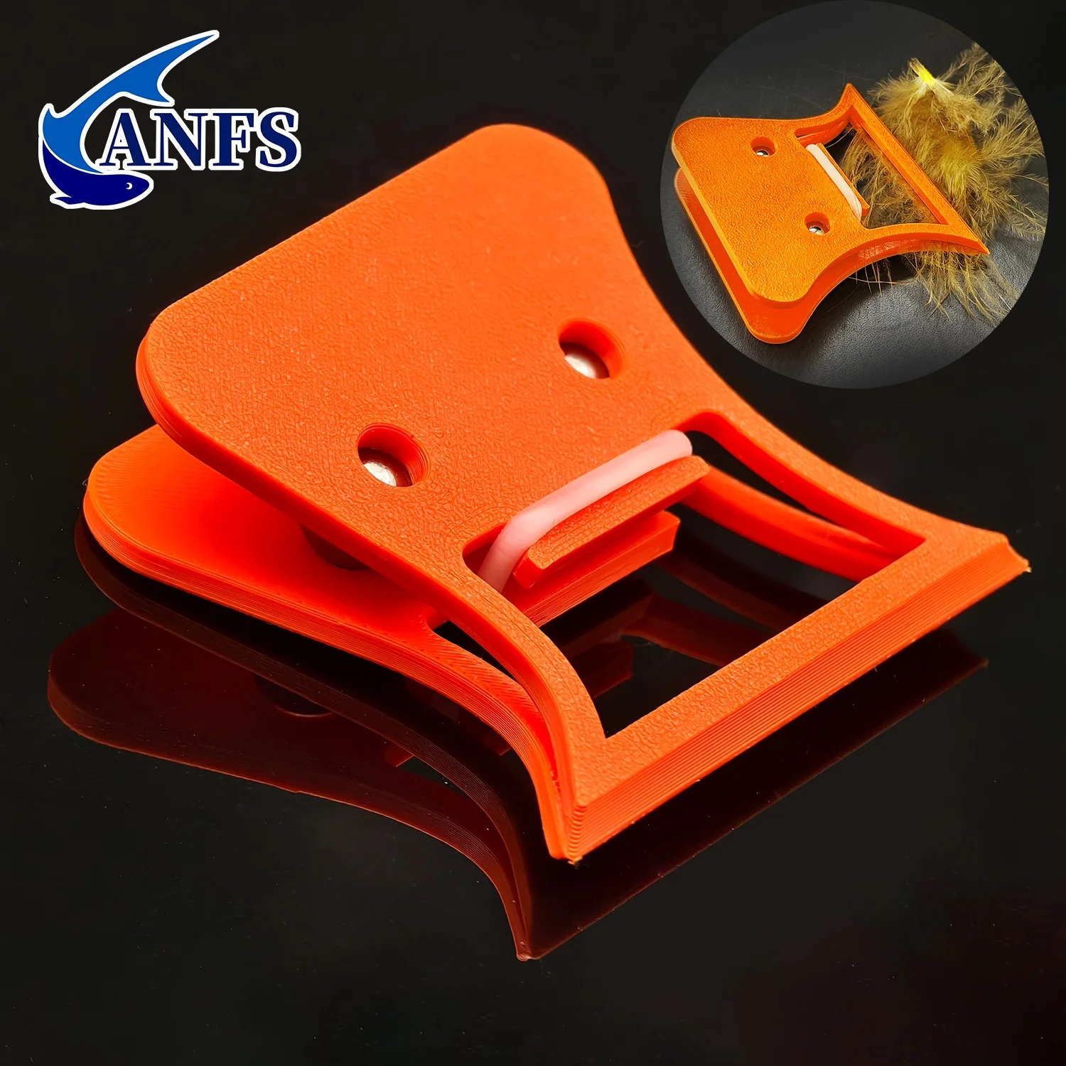 Juego de herramientas para atar moscas con clips de abrazadera de plumas CDC, accesorios de pesca con mosca DIY, uso Universal para atar y hacer moscas - imagen 2