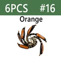 6PCS Size 16 Orange