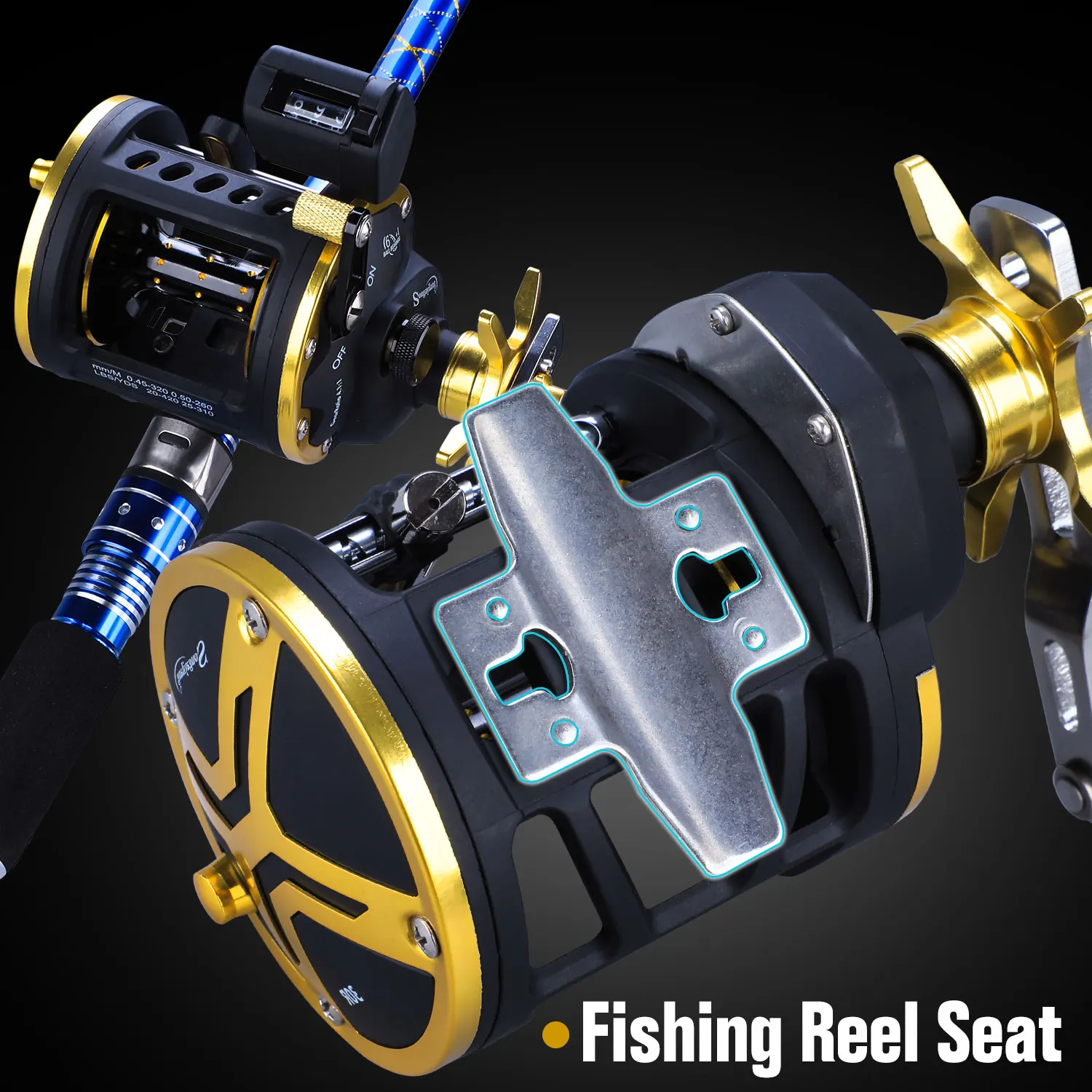 Sougayilang-carrete de pesca de arrastre 3000/4000, tambor de fundición de cebo, arrastre máximo de 20kg, aparejos de pesca de agua salada - imagen 4