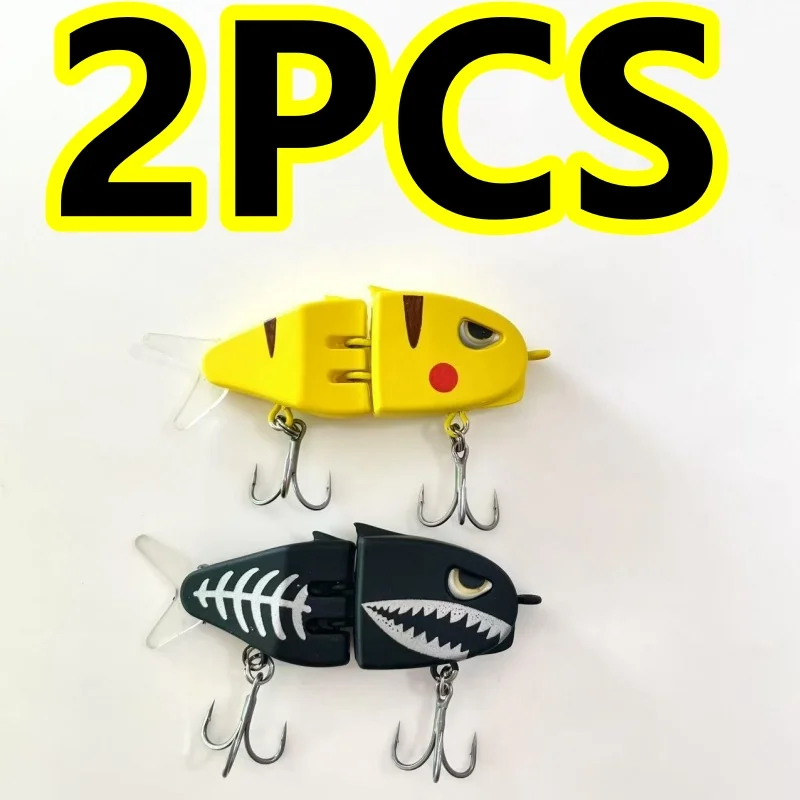 8033 6cm6.8g2PCS LURETV Japón Jackall SWING MIKEY 115 nuevo señuelo de pez multisección cebo falso multi sección pez colorido - imagen 3